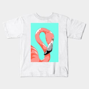 Flamingo Portrait Kids T-Shirt